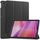 Per Lenovo Tab 10.1 / K10 2nd / S10 Custer Texture 3-Fold Holder Custodia in pelle Smart Tablet (nero) Per Lenovo Tab 10.1 / K10 2nd / S10 Custer Texture 3-Fold Holder Custodia in pelle Smart Tablet (nero)