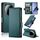 Per Xiaomi 15 Ultra Custodia per telefono in pelle smerigliata magnetica con fibbia laterale (verde scuro) Per Xiaomi 15 Ultra Custodia per telefono in pelle smerigliata magnetica con fibbia laterale (verde scuro)