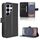 Per Samsung Galaxy S25 Ultra 5G Custodia in pelle con texture a diamante (nero) Per Samsung Galaxy S25 Ultra 5G Custodia in pelle con texture a diamante (nero)