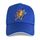 Berretto con fibbia in acciaio in poliestere e cotone stampato con giocatore di basket, stampa su richiesta (blu reale) Berretto con fibbia in acciaio in poliestere e cotone stampato con giocatore di basket, stampa su richiesta (blu reale)