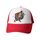 Cappello con visiera in spugna con stampa a forma di giocatore di basket, stampa su richiesta (rosso) Cappello con visiera in spugna con stampa a forma di giocatore di basket, stampa su richiesta (rosso)