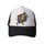 Cappello con visiera in spugna con stampa a forma di giocatore di basket, stampa su richiesta (nero) Cappello con visiera in spugna con stampa a forma di giocatore di basket, stampa su richiesta (nero)