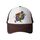 Cappello con visiera in spugna con stampa a forma di giocatore di basket, stampa su richiesta (marrone) Cappello con visiera in spugna con stampa a forma di giocatore di basket, stampa su richiesta (marrone)