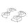 Per DJI Neo Drone BRDRC Eliche Protezione Copertura Anti-collisione Ultra-leggero Bumper Ring (Grigio) Per DJI Neo Drone BRDRC Eliche Protezione Copertura Anti-collisione Ultra-leggero Bumper Ring (Grigio)
