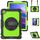 Per Lenovo Tab 10.1 / K10c / S10 Custodia in silicone ibrida per PC con tracolla (PC giallo verde) Per Lenovo Tab 10.1 / K10c / S10 Custodia in silicone ibrida per PC con tracolla (PC giallo verde)