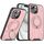 Per iPhone 15 Plus Supporto ad anello rotante Custodia magnetica MagSafe per telefono (rosa) Per iPhone 15 Plus Supporto ad anello rotante Custodia magnetica MagSafe per telefono (rosa)