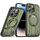 Per iPhone 14 Pro Max Supporto ad anello rotante Custodia magnetica MagSafe per telefono (verde) Per iPhone 14 Pro Max Supporto ad anello rotante Custodia magnetica MagSafe per telefono (verde)