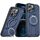 Per iPhone 12 Pro Max Supporto ad anello rotante Custodia magnetica MagSafe per telefono (blu) Per iPhone 12 Pro Max Supporto ad anello rotante Custodia magnetica MagSafe per telefono (blu)