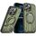 Per iPhone 12 Pro Max Supporto ad anello rotante Custodia magnetica MagSafe per telefono (verde) Per iPhone 12 Pro Max Supporto ad anello rotante Custodia magnetica MagSafe per telefono (verde)