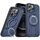 Per iPhone 12 Pro Supporto ad anello rotante Custodia magnetica MagSafe per telefono (blu) Per iPhone 12 Pro Supporto ad anello rotante Custodia magnetica MagSafe per telefono (blu)