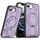 Per iPhone 16e Supporto ad anello rotante Custodia magnetica MagSafe per telefono (viola) Per iPhone 16e Supporto ad anello rotante Custodia magnetica MagSafe per telefono (viola)