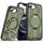 Per iPhone 16e Supporto ad anello rotante Custodia magnetica MagSafe per telefono (verde) Per iPhone 16e Supporto ad anello rotante Custodia magnetica MagSafe per telefono (verde)
