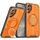 Per Samsung Galaxy S25 / S24 5G Supporto ad anello rotante Custodia magnetica per telefono MagSafe (arancione) Per Samsung Galaxy S25 / S24 5G Supporto ad anello rotante Custodia magnetica per telefono MagSafe (arancione)