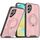 Per Samsung Galaxy S24 FE 5G Supporto ad anello rotante Custodia magnetica MagSafe per telefono (rosa) Per Samsung Galaxy S24 FE 5G Supporto ad anello rotante Custodia magnetica MagSafe per telefono (rosa)