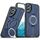 Per Samsung Galaxy S22 5G Supporto ad anello rotante Custodia magnetica MagSafe per telefono (blu) Per Samsung Galaxy S22 5G Supporto ad anello rotante Custodia magnetica MagSafe per telefono (blu)