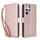 Per Samsung Galaxy S25 Ultra 5G Multi-Card Wallet RFID Custodia in pelle per telefono (oro rosa) Per Samsung Galaxy S25 Ultra 5G Multi-Card Wallet RFID Custodia in pelle per telefono (oro rosa)