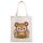 Borsa in tela stampata con scoiattolo, stampa su richiesta, dimensioni: 30x25 cm (beige) Borsa in tela stampata con scoiattolo, stampa su richiesta, dimensioni: 30x25 cm (beige)