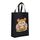 Borsa in tessuto non tessuto stampato con scoiattolo, stampa su richiesta, dimensioni: 35x25x10 cm (nero) Borsa in tessuto non tessuto stampato con scoiattolo, stampa su richiesta, dimensioni: 35x25x10 cm (nero)