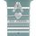 6 pezzi / set Smart Watch Universale Silicone Band Anello decorativo Accessori in metallo, Misura: A (Argento)