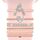 6 pezzi / set Smart Watch Universale Silicone Band Anello decorativo Accessori in metallo, Taglia: A (oro rosa)