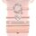 6 pezzi / set Smart Watch Universale Silicone Band Anello decorativo Accessori in metallo, Taglia: Q (oro rosa)