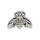 Smart Watch Universale Ape Forma Fascia Anello Decorativo Accessori in Metallo, Stile: Argento 1