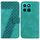 Per Honor X8c 4G Custodia per telefono in pelle goffrata a sette forme (verde) Per Honor X8c 4G Custodia per telefono in pelle goffrata a sette forme (verde)
