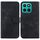 Per Honor X8c 4G Custodia per telefono in pelle goffrata a sette forme (nera) Per Honor X8c 4G Custodia per telefono in pelle goffrata a sette forme (nera)