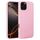 Per iPhone 16 Pro Max Custodia per telefono in silicone con trama intrecciata (rosa)
