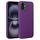 Per iPhone 16 Plus Custodia in silicone con trama intrecciata (viola)