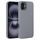 Per iPhone 16 Plus Custodia in silicone con trama intrecciata (grigio)
