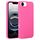 Per iPhone 16e Custodia in silicone con trama intrecciata (rosso rosa)