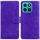 Per Honor X8c 4G Custodia in pelle con chiusura a scatto e colore puro (viola) Per Honor X8c 4G Custodia in pelle con chiusura a scatto e colore puro (viola)