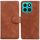 Custodia in pelle flip per telefono cellulare Honor X8c 4G Skin Feel Pure Color (marrone) Custodia in pelle flip per telefono cellulare Honor X8c 4G Skin Feel Pure Color (marrone)