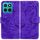 Per Honor X8c 4G Custodia per telefono in pelle con motivo a rilievo di tigre (viola) Per Honor X8c 4G Custodia per telefono in pelle con motivo a rilievo di tigre (viola)
