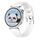Cinturino in silicone con motivo a diamante in rilievo universale Kalebol da 18 mm (bianco) Cinturino in silicone con motivo a diamante in rilievo universale Kalebol da 18 mm (bianco)