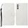 Per Samsung Galaxy S23 FE 5G Custodia per telefono in pelle con motivo goffrato stile etnico (bianca) Per Samsung Galaxy S23 FE 5G Custodia per telefono in pelle con motivo goffrato stile etnico (bianca)