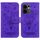 Per OPPO Reno13 F 4G / 5G Custodia per telefono in pelle goffrata con motivo a farfalla rosa (viola) Per OPPO Reno13 F 4G / 5G Custodia per telefono in pelle goffrata con motivo a farfalla rosa (viola)