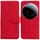 Per Xiaomi 15 Ultra Skin Feel Custodia in pelle Flip Color Pure (rosso)