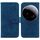 Per Xiaomi 15 Ultra Butterfly Rose Custodia in pelle goffrata (blu)