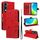 Custodia a libro in pelle con stampa gatto e ape per vivo Y29S 5G / Y04 (rossa) Custodia a libro in pelle con stampa gatto e ape per vivo Y29S 5G / Y04 (rossa)