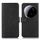 Per Xiaomi 15 Ultra Custodia in pelle con texture di mucca (nero)