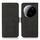 Per Xiaomi 15 Ultra KHAZNEH Custodia in pelle con texture opaca (nero)
