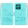 Per Honor X8c 4G Custodia per telefono in pelle RFID con simpatici gatti (verde) Per Honor X8c 4G Custodia per telefono in pelle RFID con simpatici gatti (verde)