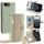 Per iPhone 16e Custodia a tracolla in pelle con trama Litchi (verde)