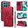 Per Honor X8c 4G Global Dandelion Embossed Pattern Flip Custodia in pelle per telefono (rosso) Per Honor X8c 4G Global Dandelion Embossed Pattern Flip Custodia in pelle per telefono (rosso)