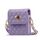 Per Samsung Galaxy Z Flip Series VIETAO Custodia per telefono pieghevole in PU con trama rombica (viola) Per Samsung Galaxy Z Flip Series VIETAO Custodia per telefono pieghevole in PU con trama rombica (viola)