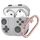 Per AirPods 4 Custodia in silicone per auricolari wireless in stile console di gioco (grigio roccia) Per AirPods 4 Custodia in silicone per auricolari wireless in stile console di gioco (grigio roccia)