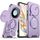 Per Honor X60 Custodia per telefono con supporto ad anello scorrevole Camshield (viola) Per Honor X60 Custodia per telefono con supporto ad anello scorrevole Camshield (viola)