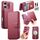 Per iPhone 16 Plus Custodia Neo Finger Grip Strap MagSafe Custodia in pelle per telefono (rosso) Per iPhone 16 Plus Custodia Neo Finger Grip Strap MagSafe Custodia in pelle per telefono (rosso)
